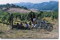 Tuscany bicycle farm holiday